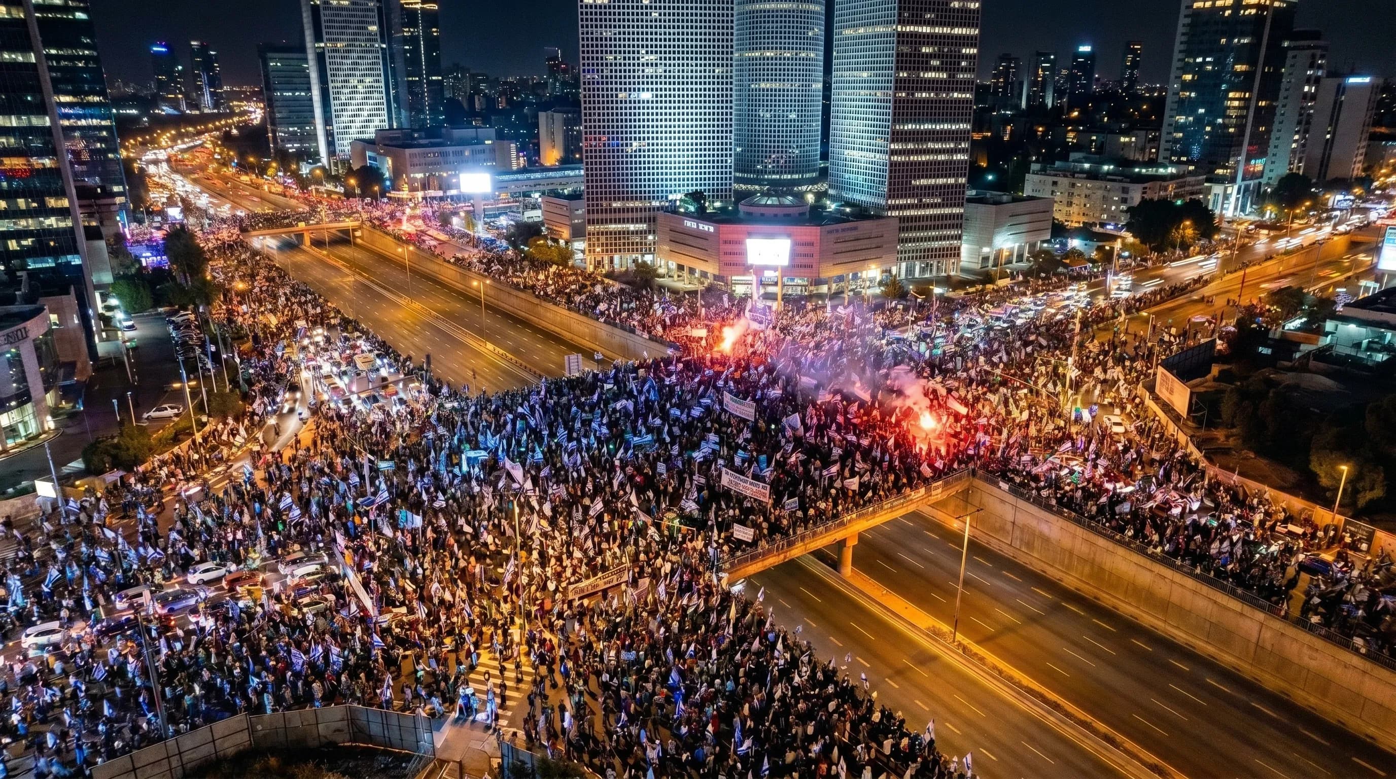 הפגנות ברחוב קפלן במהלך מלחמת חרבות ברזל (מלחמת התקומה)